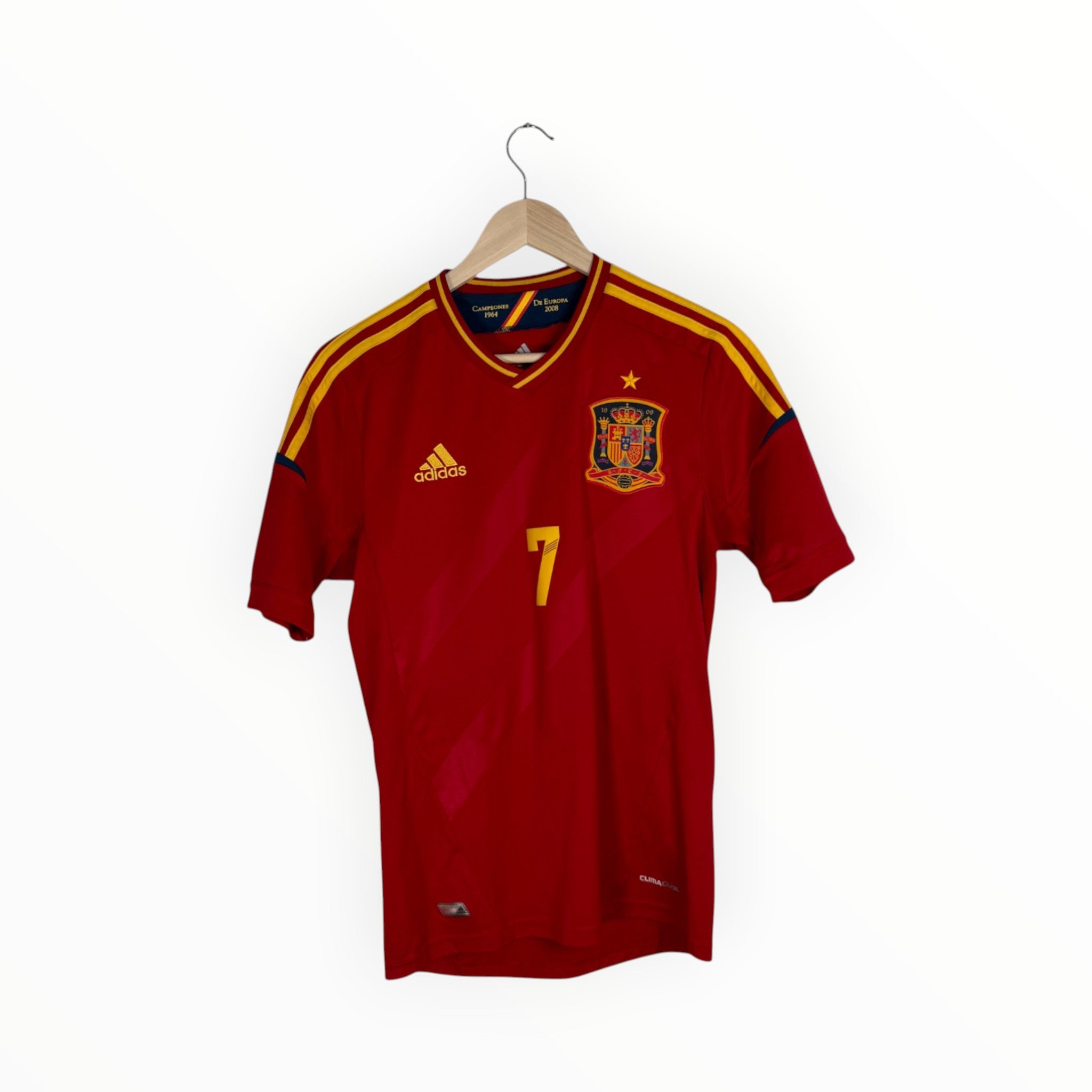 Adidas football jersey Spain red and yellow