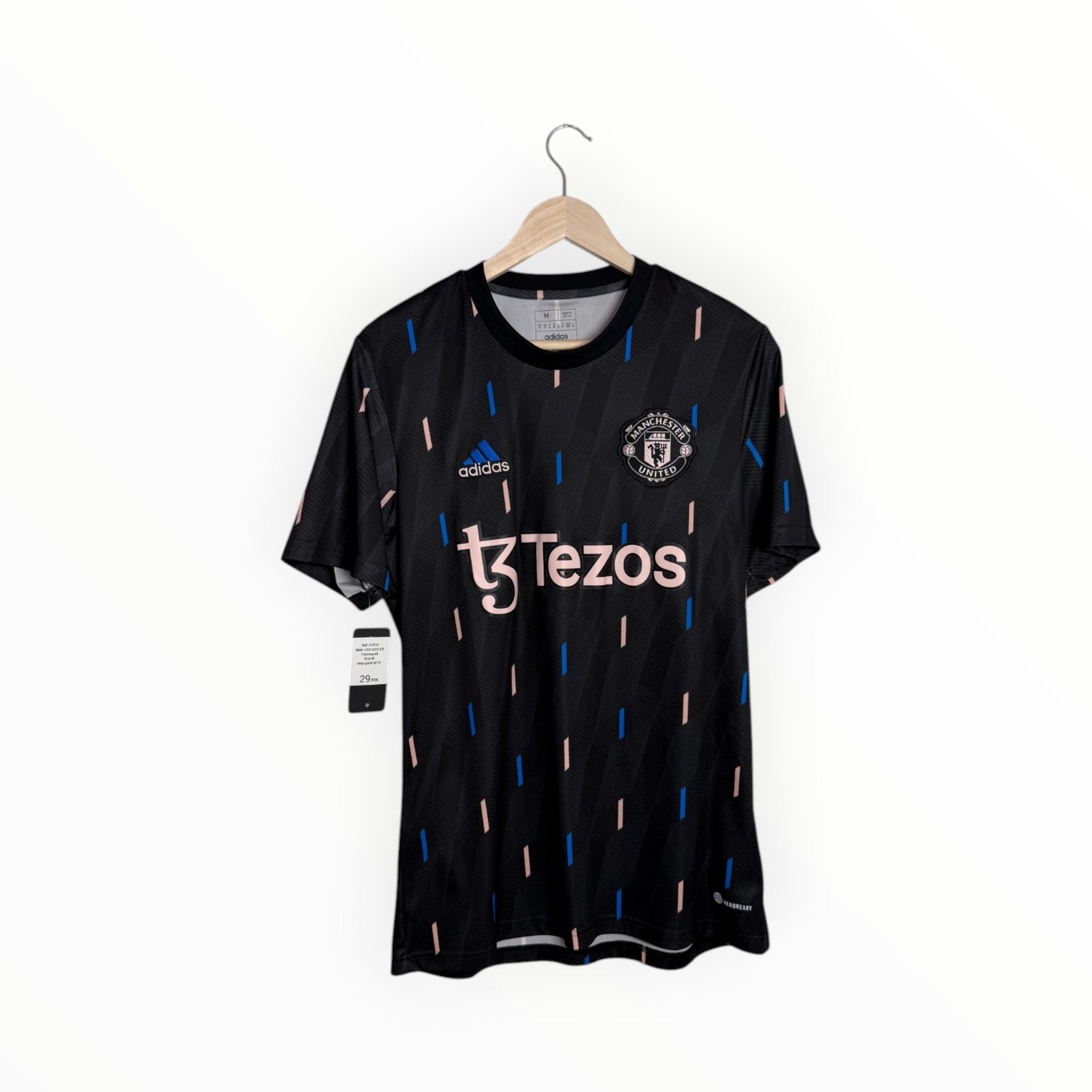 Adidas football shirt Manchester United black 