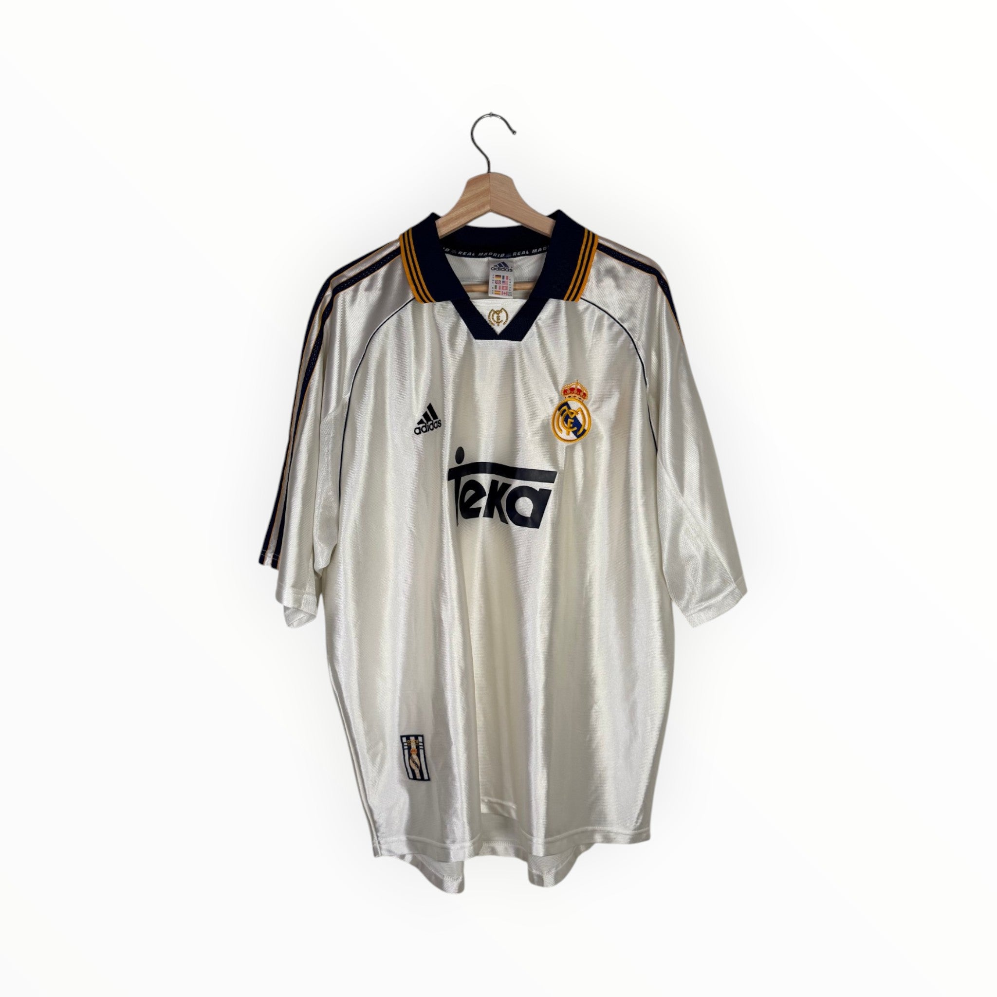 Adidas football shirt Real Madrid teka white