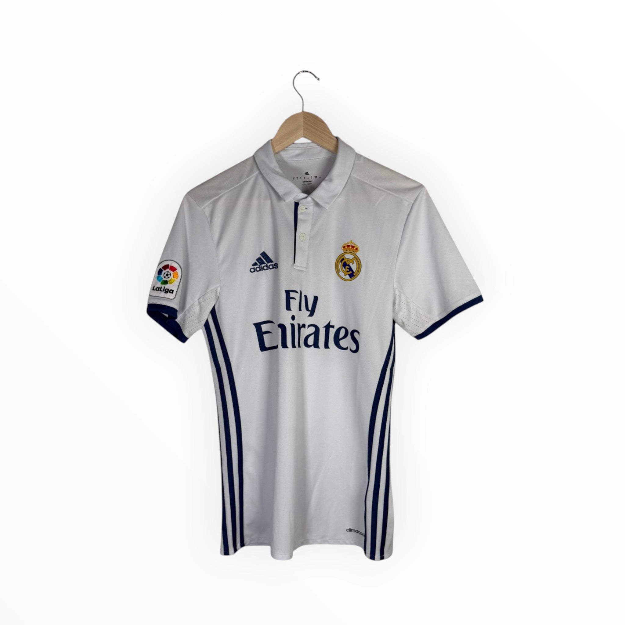 Adidas football shirt Real Madrid white and navy
