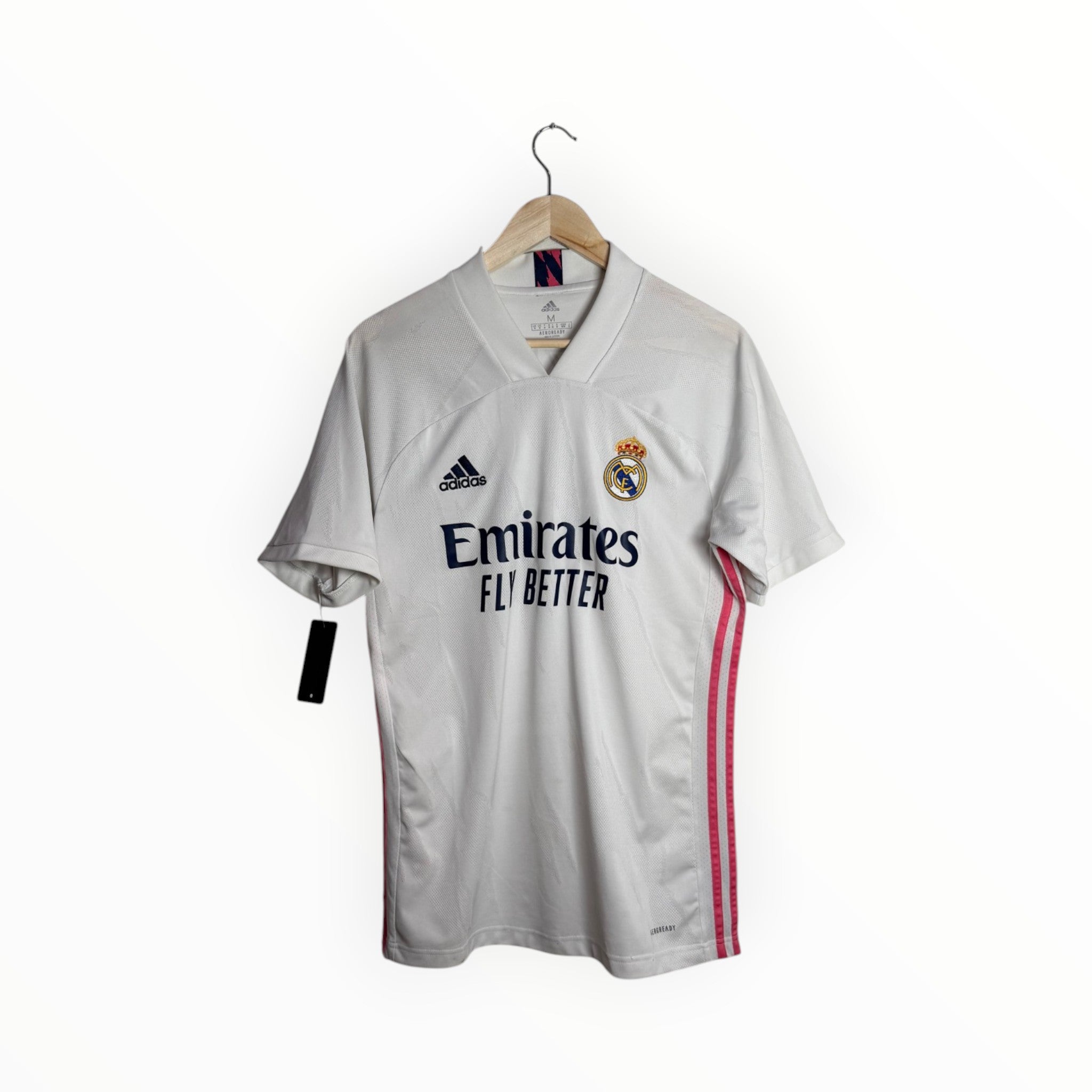Adidas football shirt Real Madrid white jersey