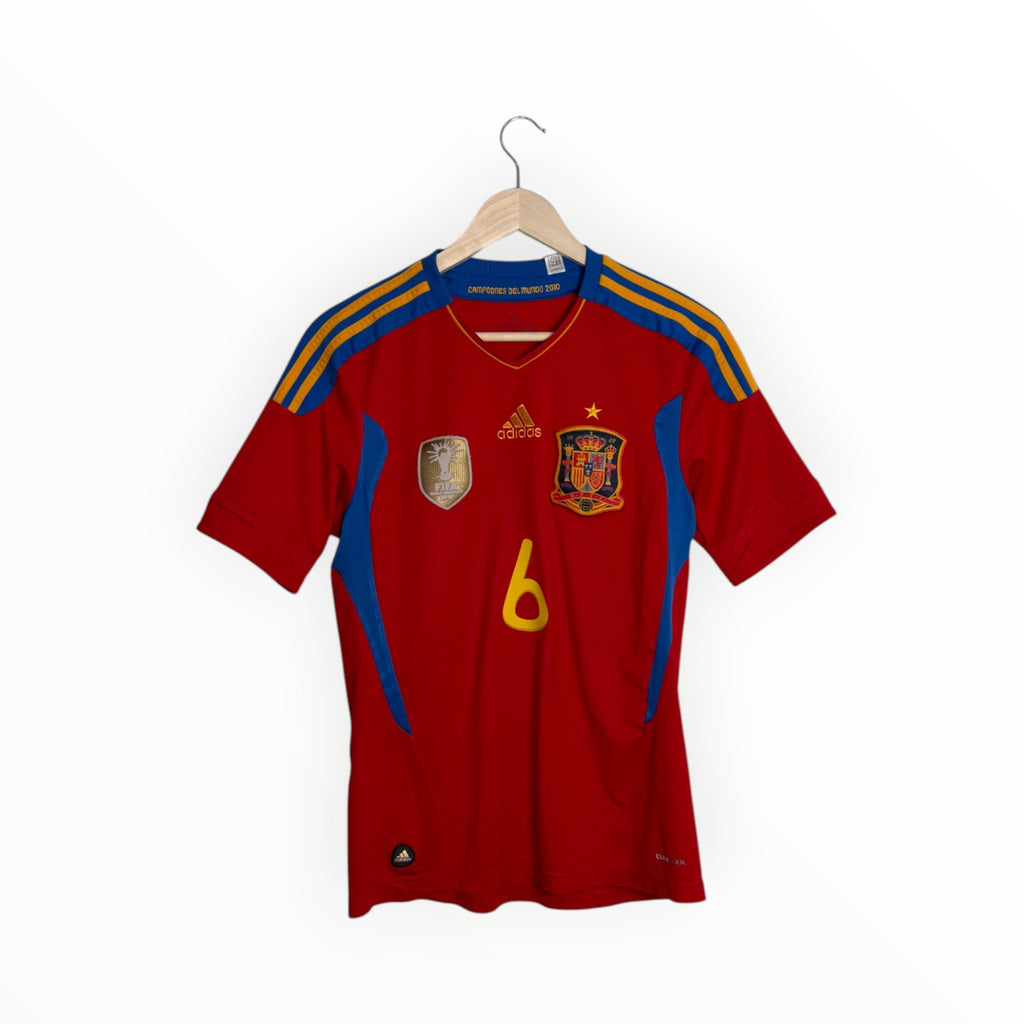 Adidas football shirt Spain red and blue
