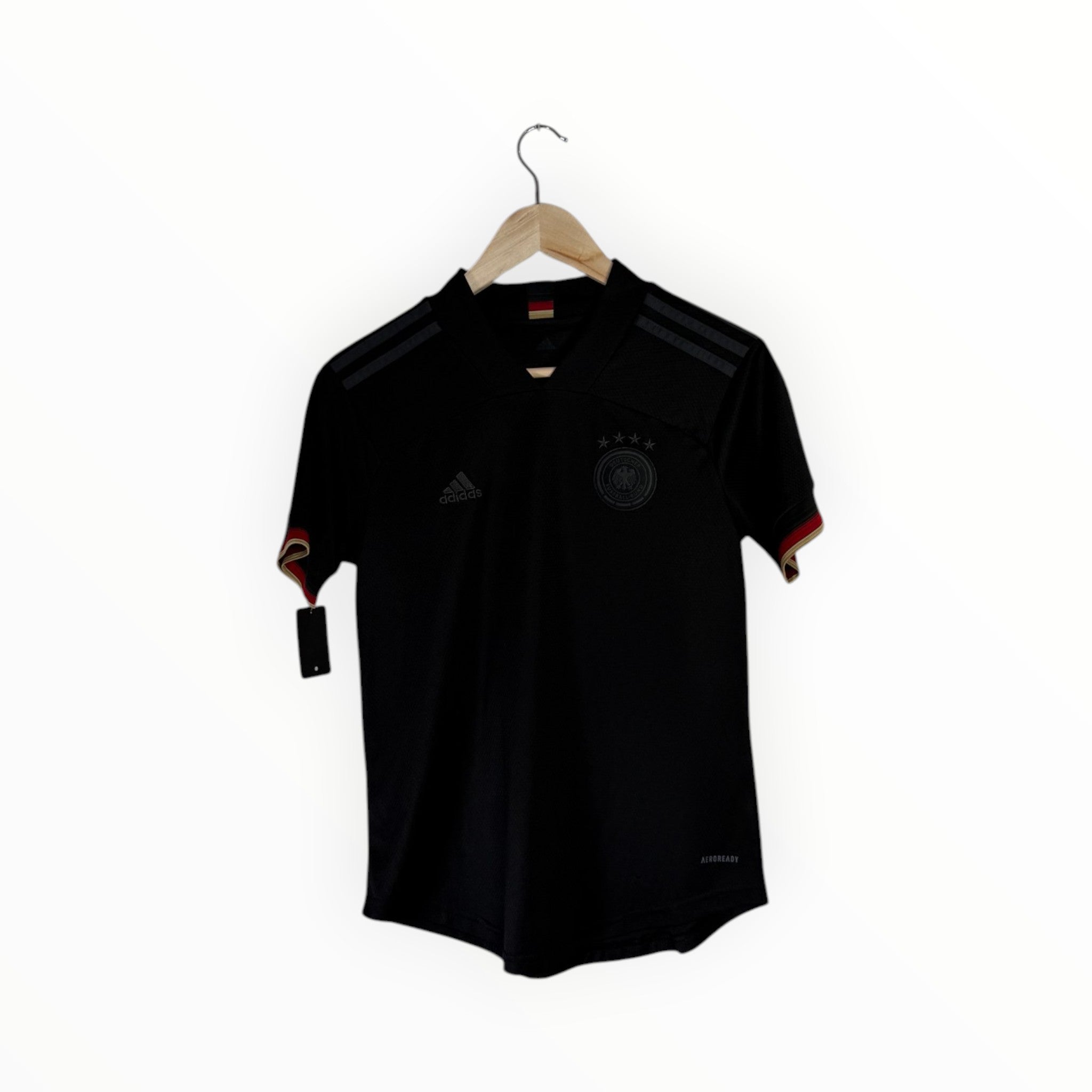 Adidas football shirt full black
