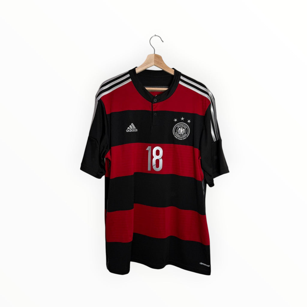 Adidas football shirt germany red and black