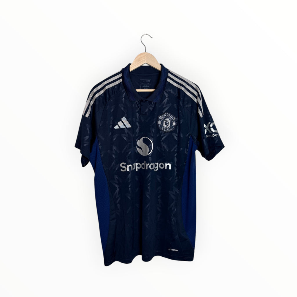 Adidas football shirt snapdragon silver and navy