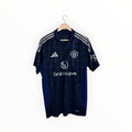 Adidas football shirt snapdragon silver and navy