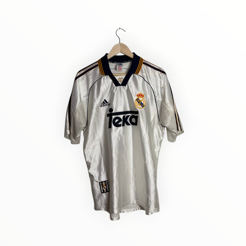 Adidas football shirt tea Real Madrid white