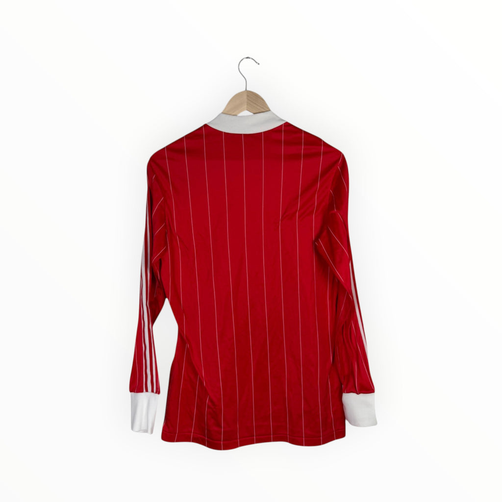 Adidas long sleeve jersey red and white