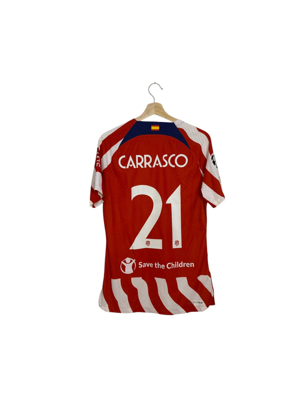 Atletico red and white jersey carrasco 21