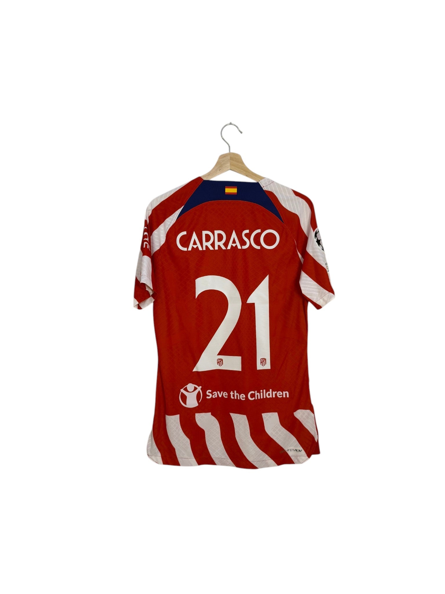 Atletico red and white jersey carrasco 21