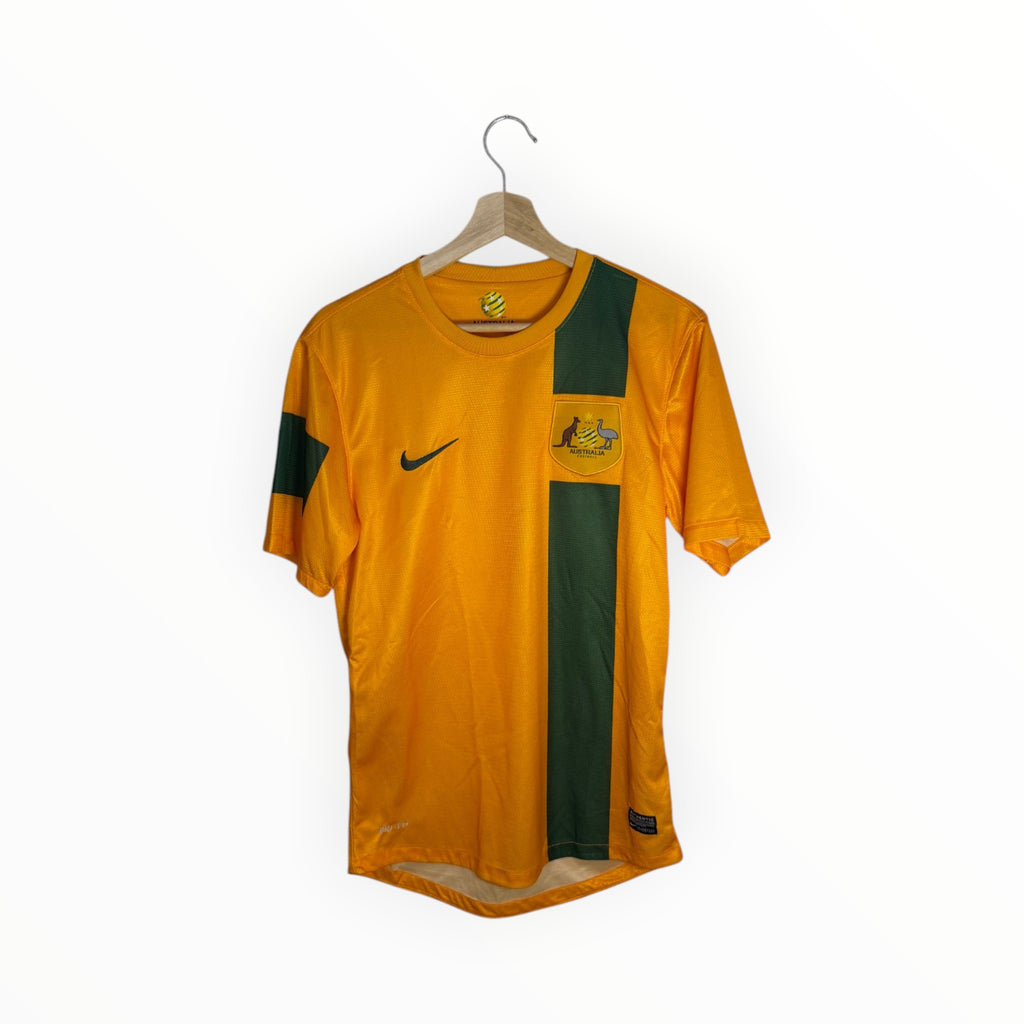 Australia football shirt nike yellow and green