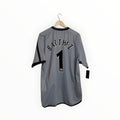 Barthes football shirt grey and black