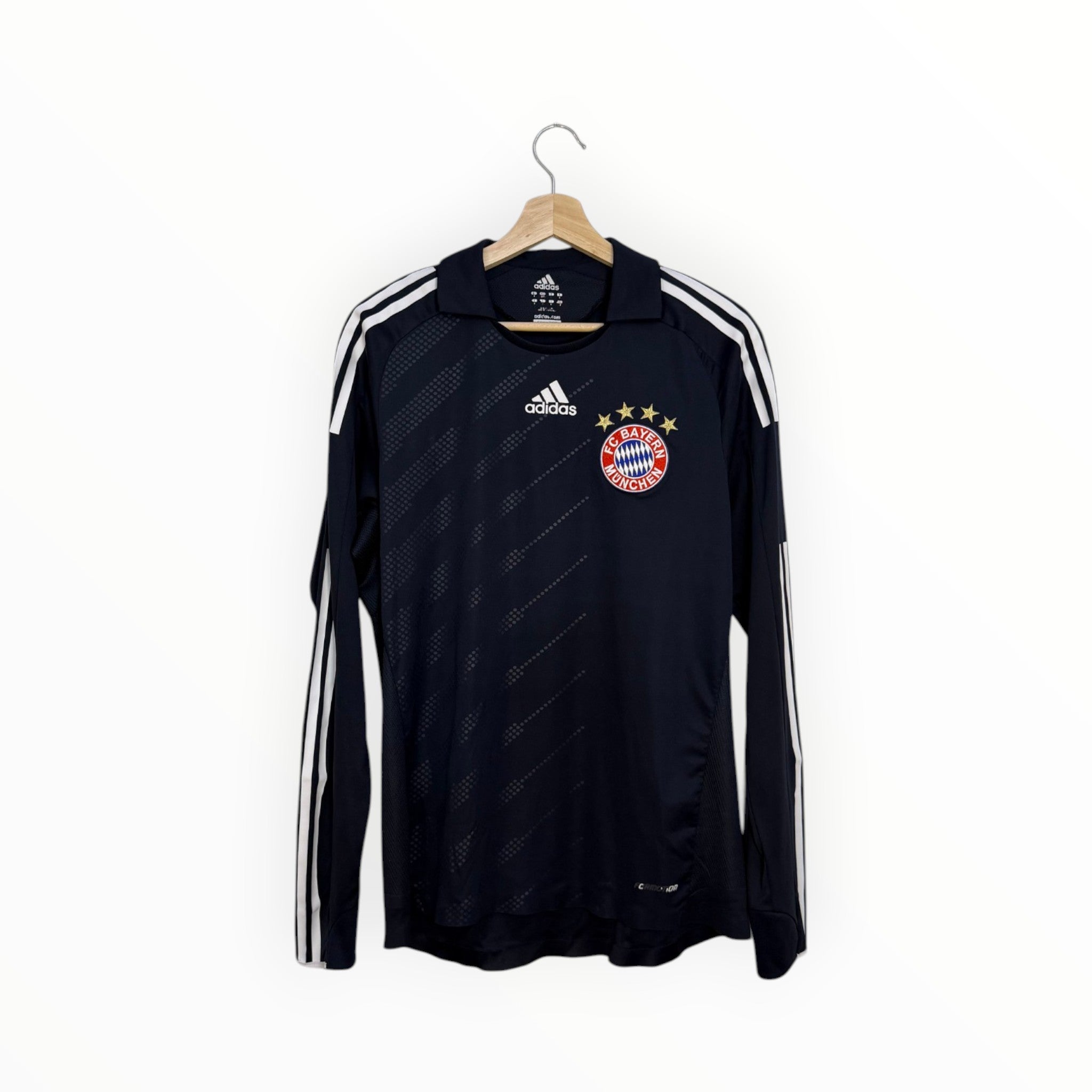 Bayern Munich adidas black football shirt long sleeve