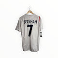 Beckham football shirt England white and navy