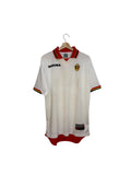 Belgium Diadora white and red football shirt