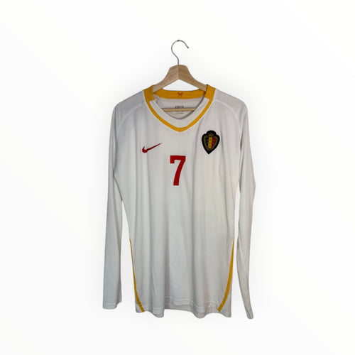 Belgium white and yellow jersey long sleeve