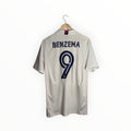 Benzema football shirt white real madrid