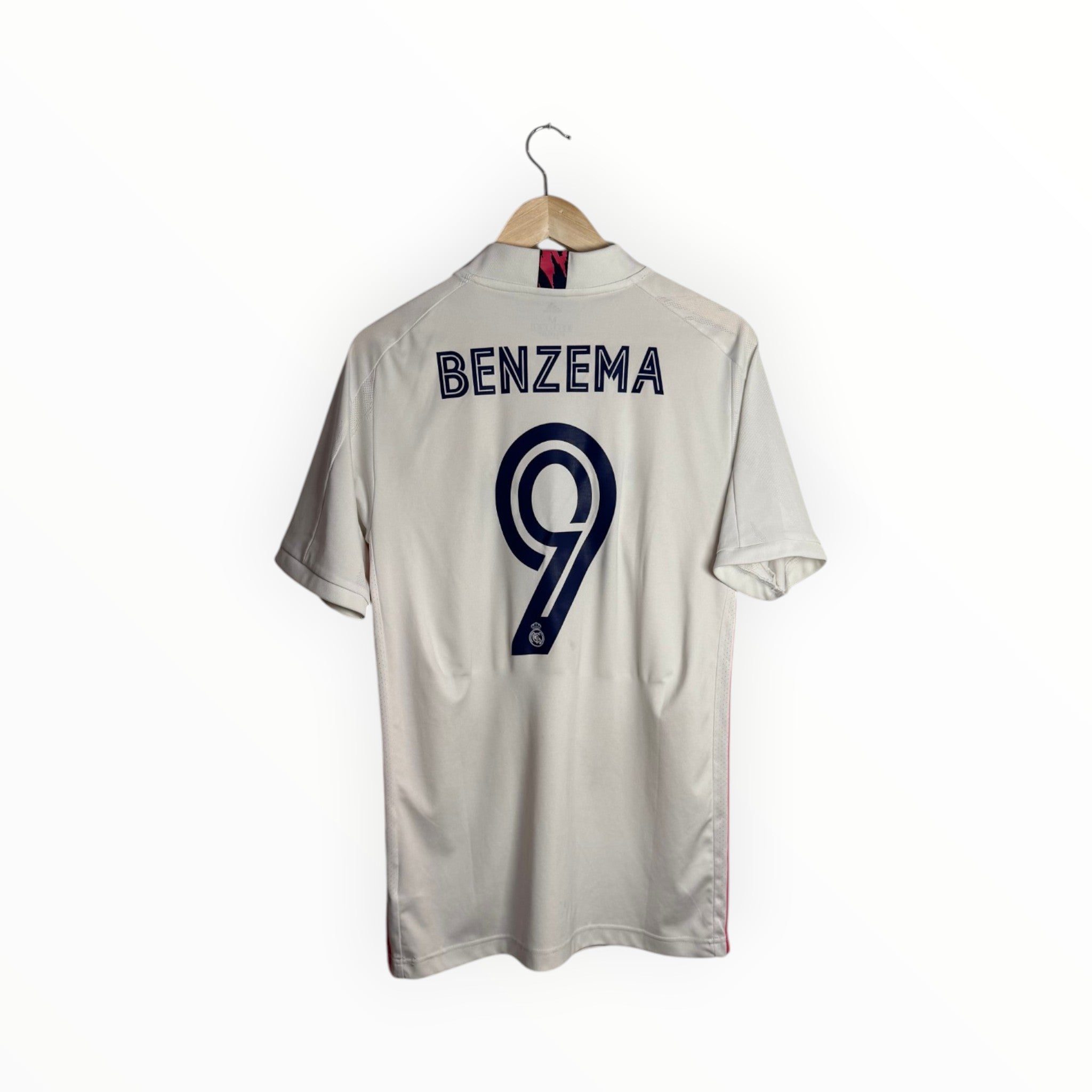 Benzema football shirt white real madrid