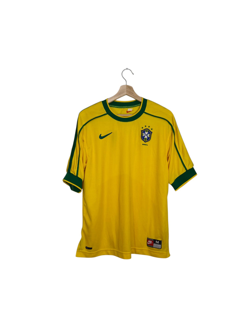 Brazil yellow and green football jersey nike