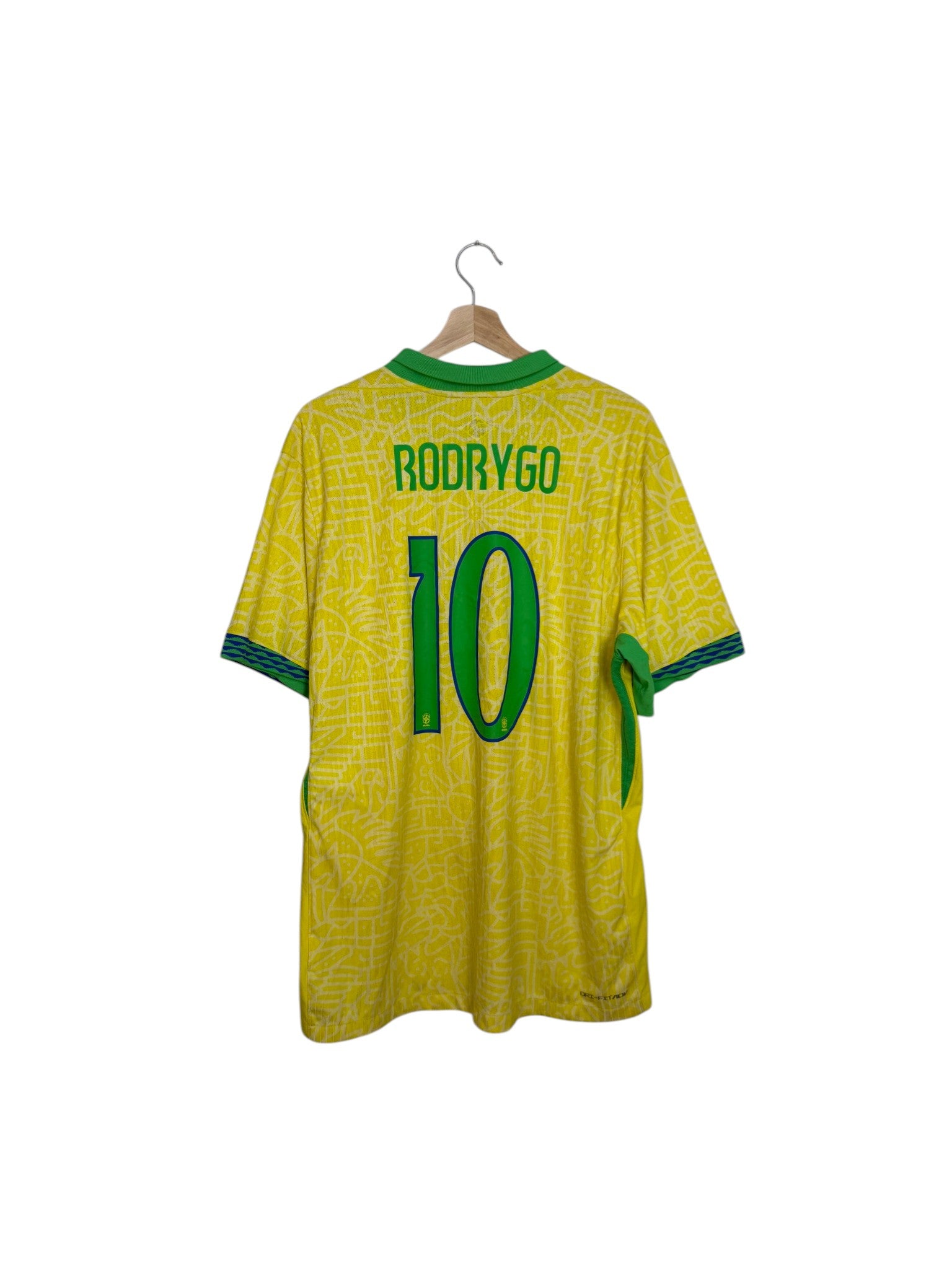 Brazil yellow football shirt rodrygo
