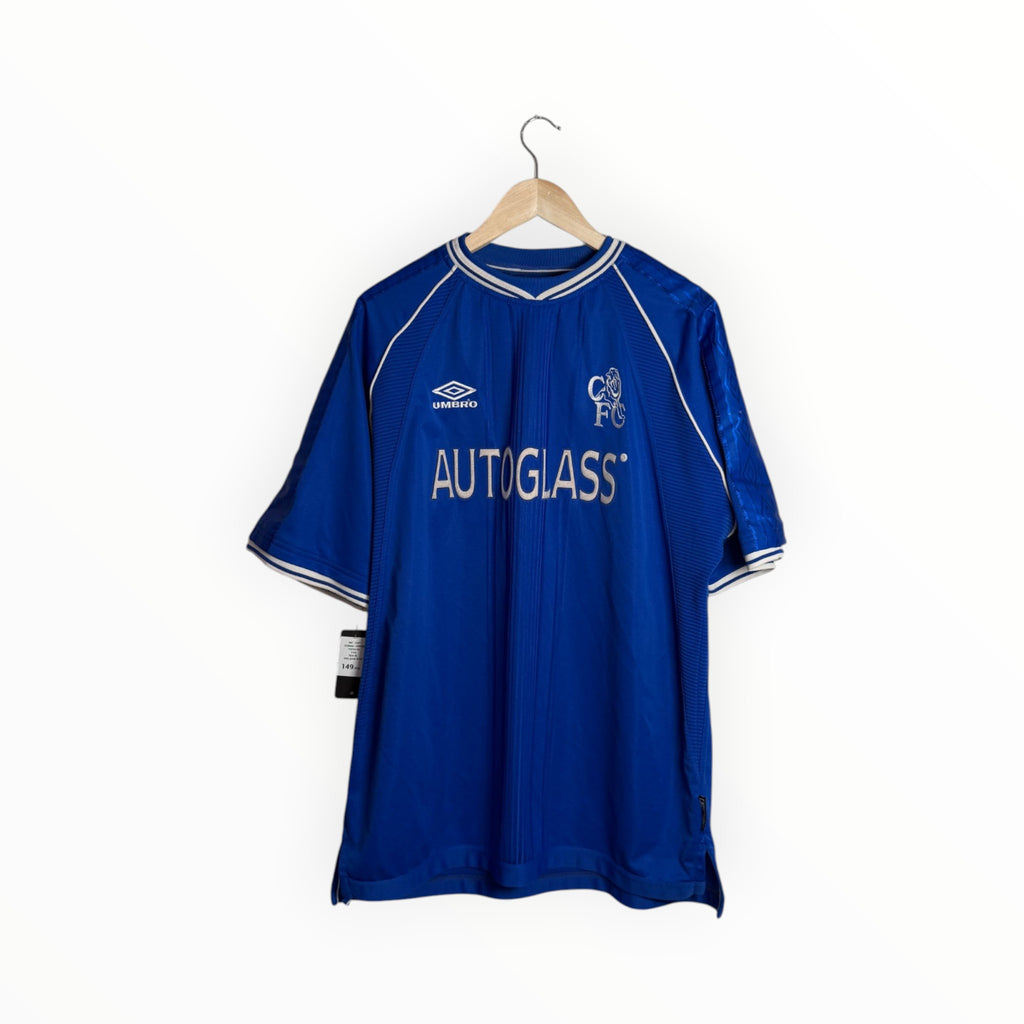 Chelsea vintage paita autoglass umbro blue