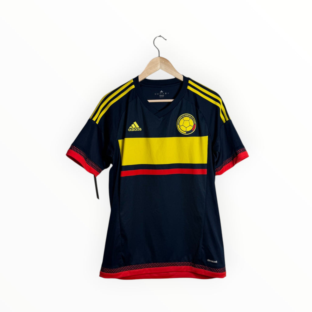 Colombia football shirt Adidas navy and yellow