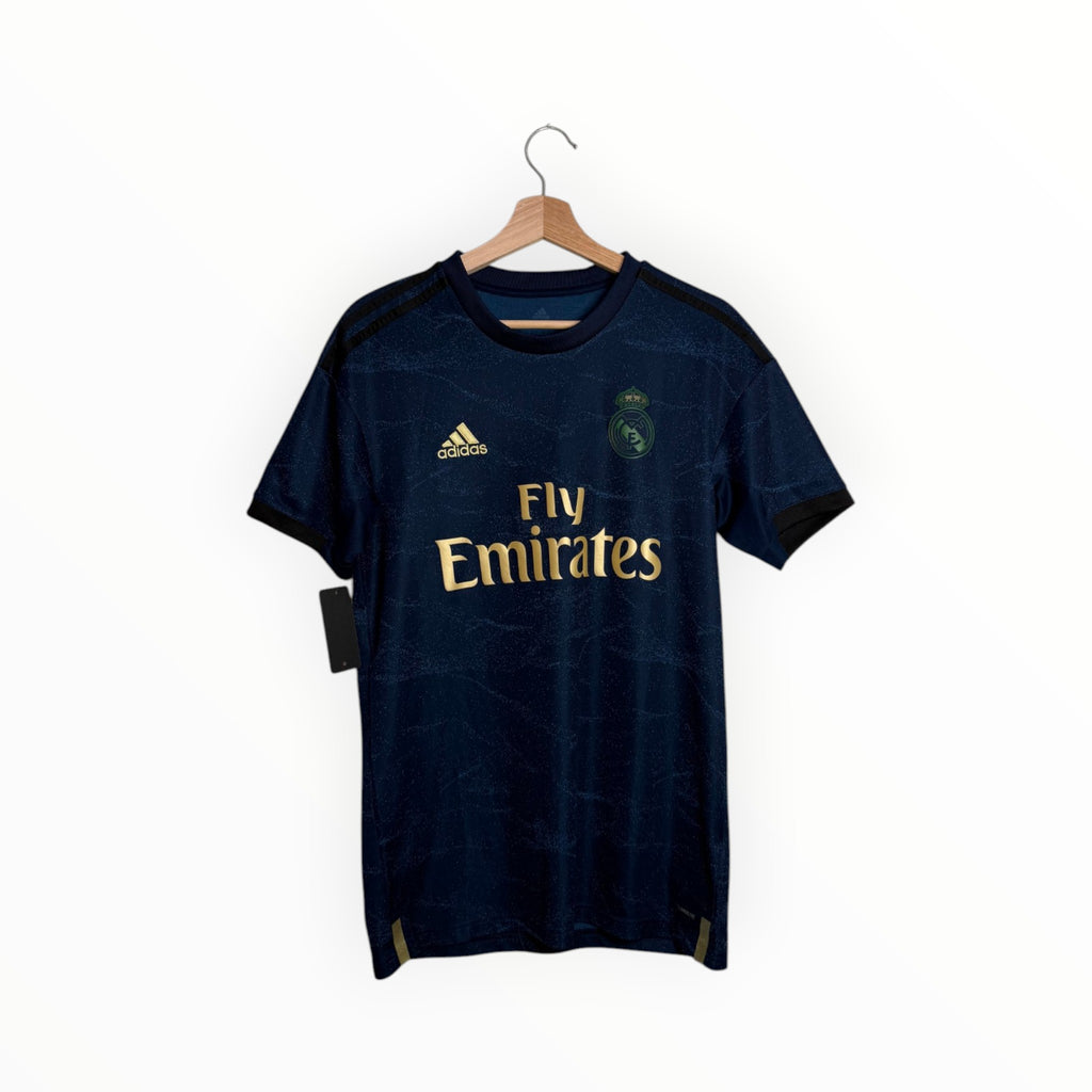 Dark blue and golden football shirt adidas real madrid 