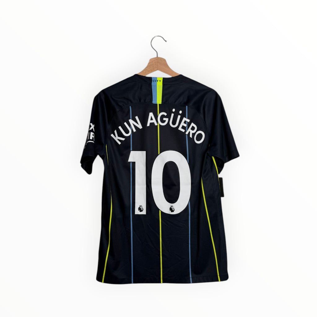 Dark blue and yellow football shirt nike Manchester city
