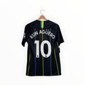 Dark blue and yellow football shirt nike Manchester city