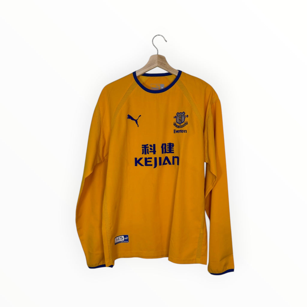 Everton football shirt yellow puma Kejian