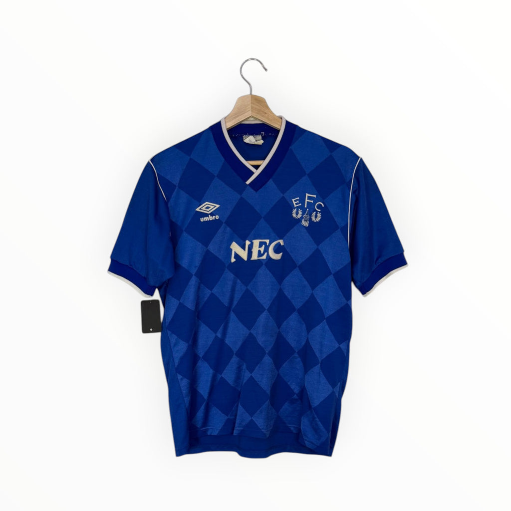 Everton umbro blue jersey nec