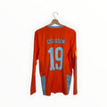 Gislason match worn jersey Copenhagen orange and blue