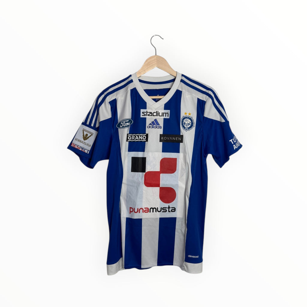 HJK match worn Adidas blue and white
