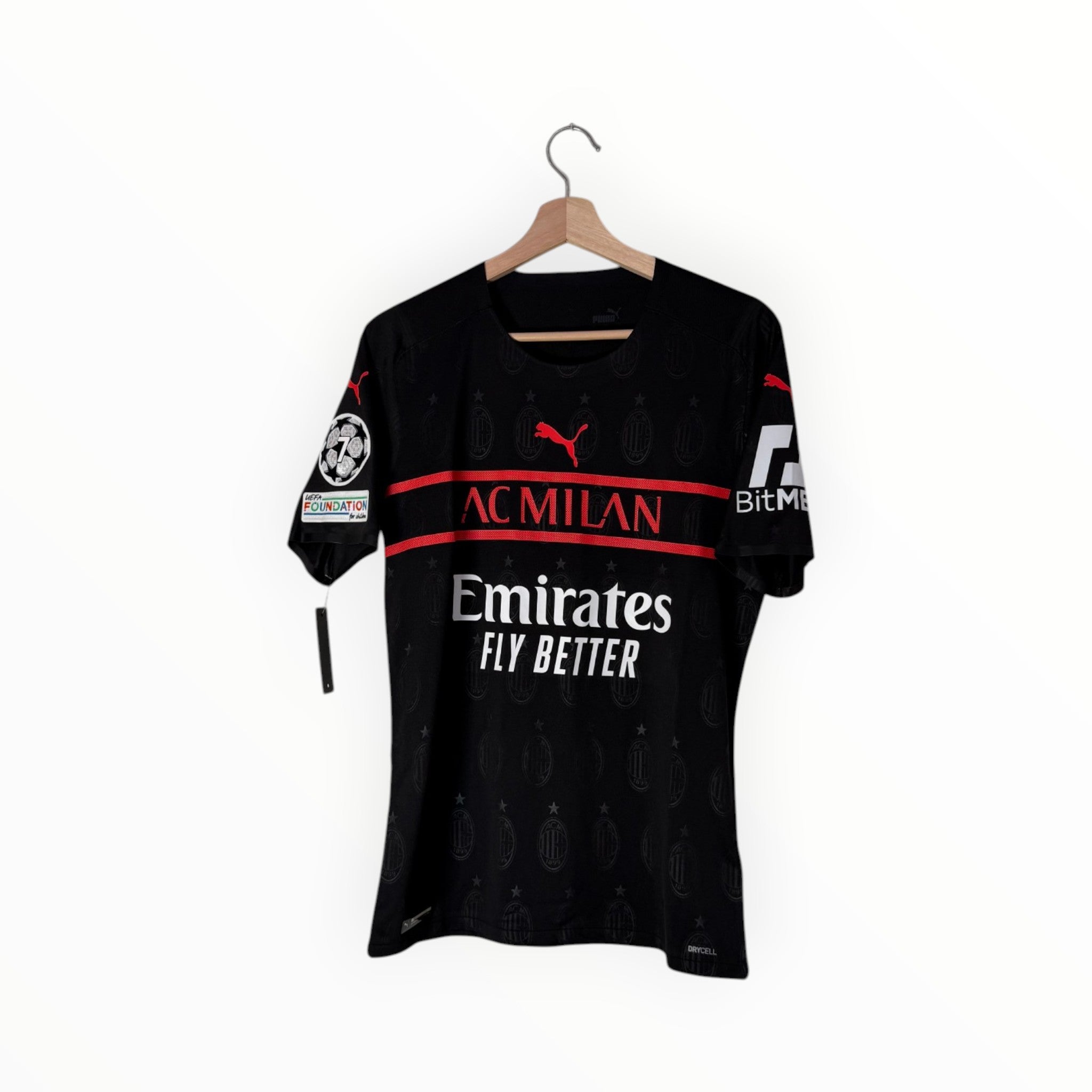 AC Milan 2021-22 Third kit Player version Ibrahimovic, Size M