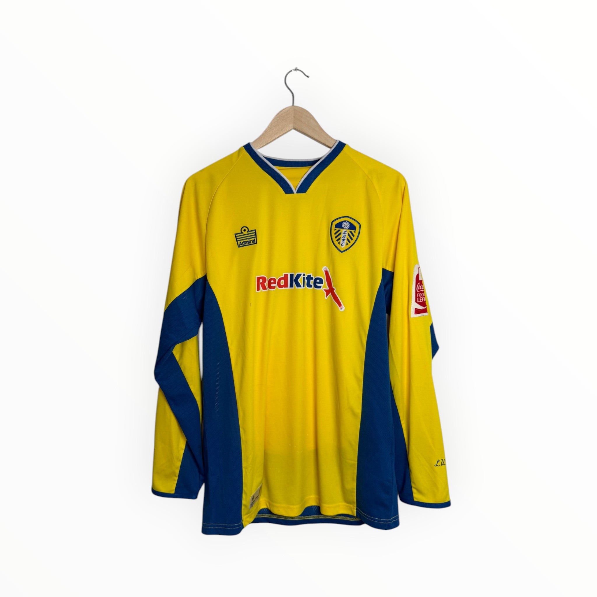 Prepared shirt Leeds 2007-08 Home kit L/S Sorsa, Size M, Very good 8/10