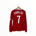Manchester United 2004-05 Home kit L/S Ronaldo, Size M, Very good 8/10
