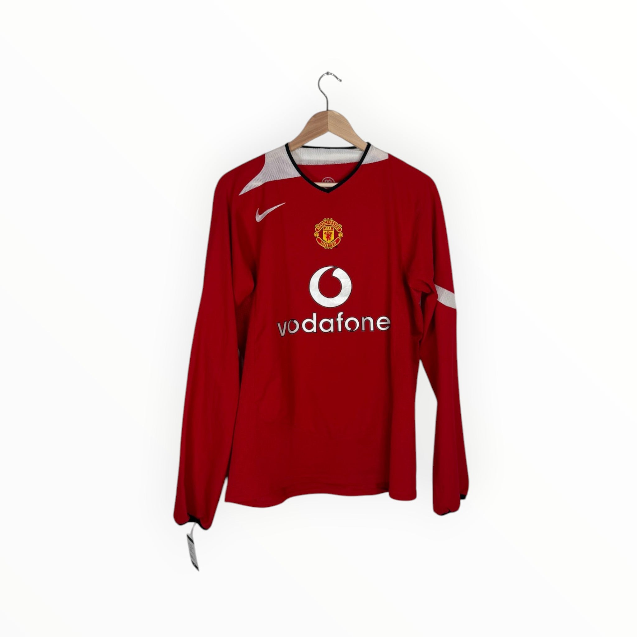 Manchester United 2004-05 Home kit L/S Ronaldo, Size M, Very good 8/10