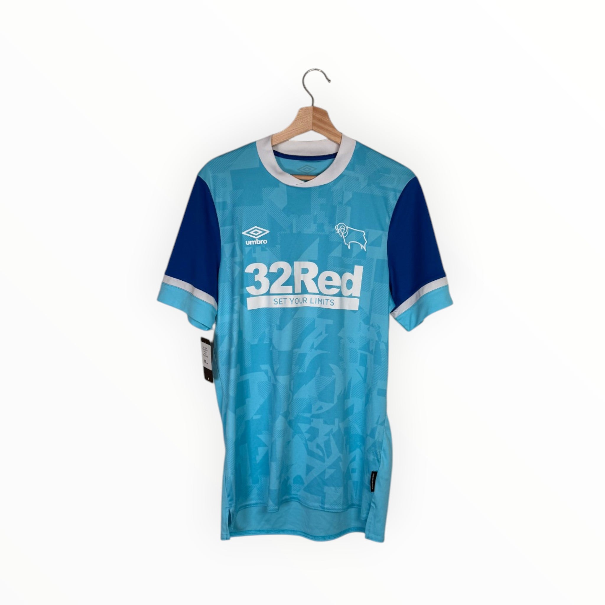 Derby County 2021-22 Away kit, Size L, Very good 8/10