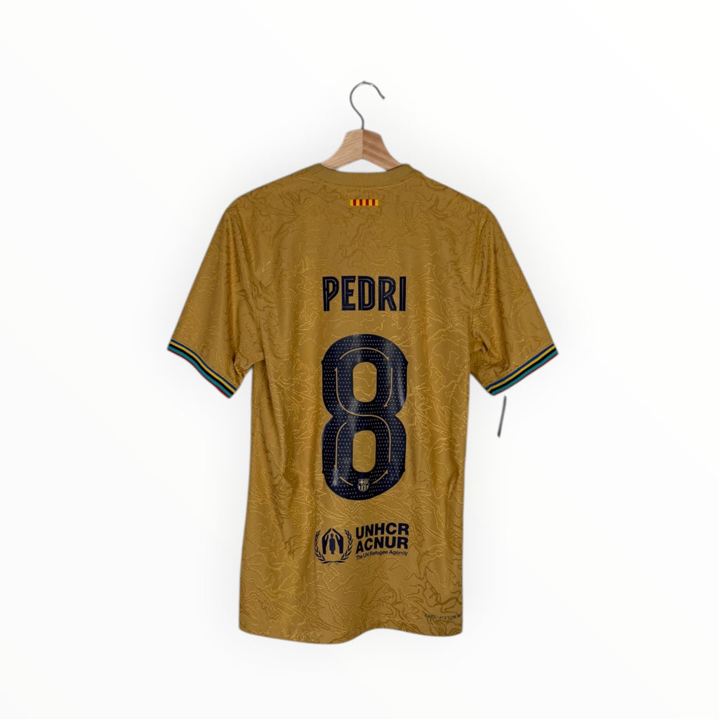 Barcelona 2022-23 Away kit Player version Pedri, Size S, Excellent 9/10