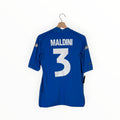 Italy 2000-01 Home kit Maldini, Size M, Excellent 9/10