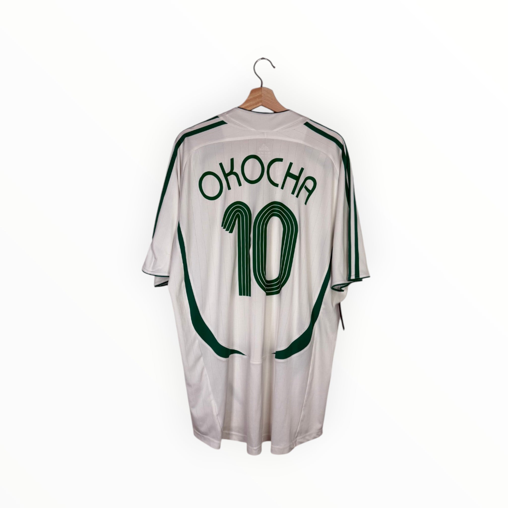 Nigeria 2006-07 Away kit Okocha, Size 2XL, Very good 8/10