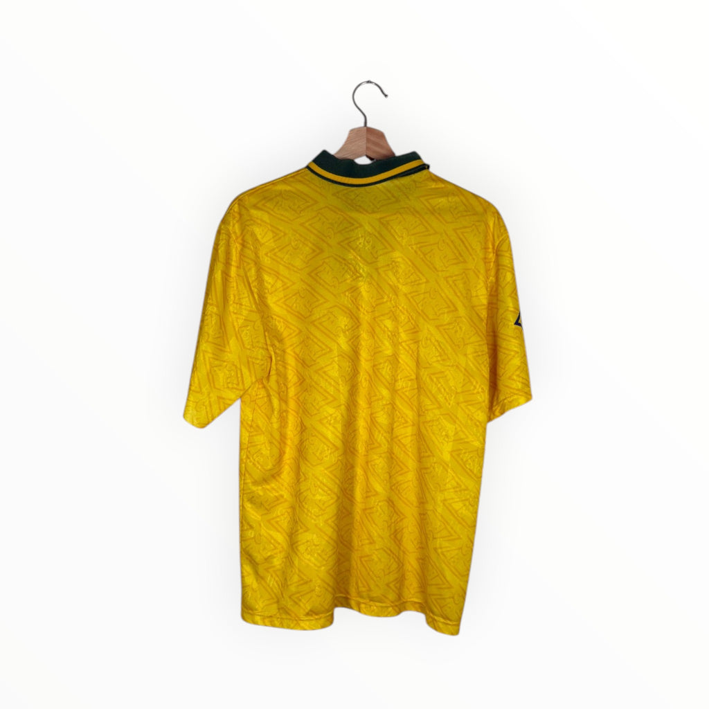 Brazil 1993-94 Home kit, Size L, Very good 8/10