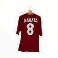 AS Roma 2000-01 Home kit Nakata, Size M, Good 7/10