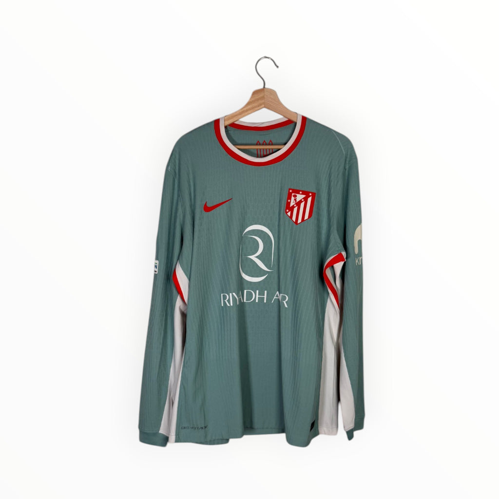 Atletico 2024-25 Away kit Player Issue L/S Alvarez, Size XL, Excellent 9/10