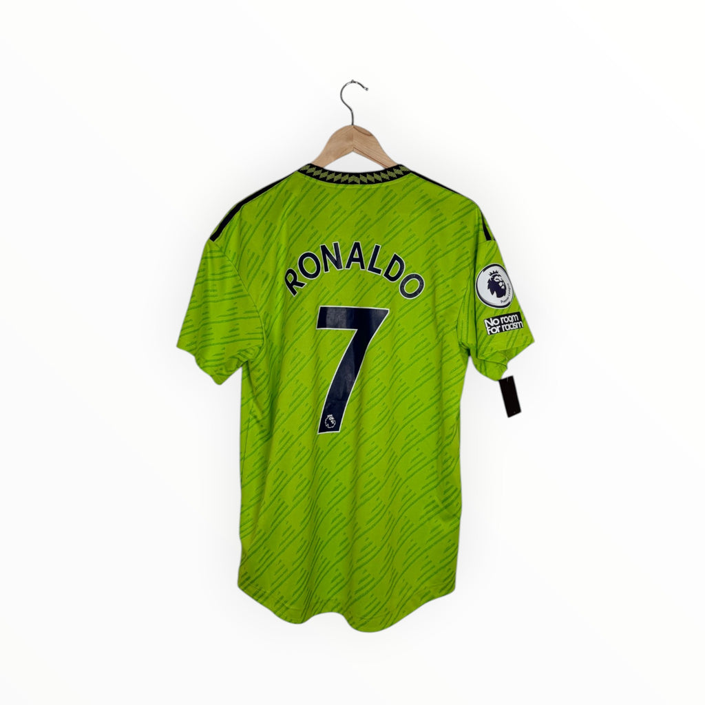 Manchester United 2022-23 Third kit Player Issue Ronaldo, Size L, Excellent 9/10