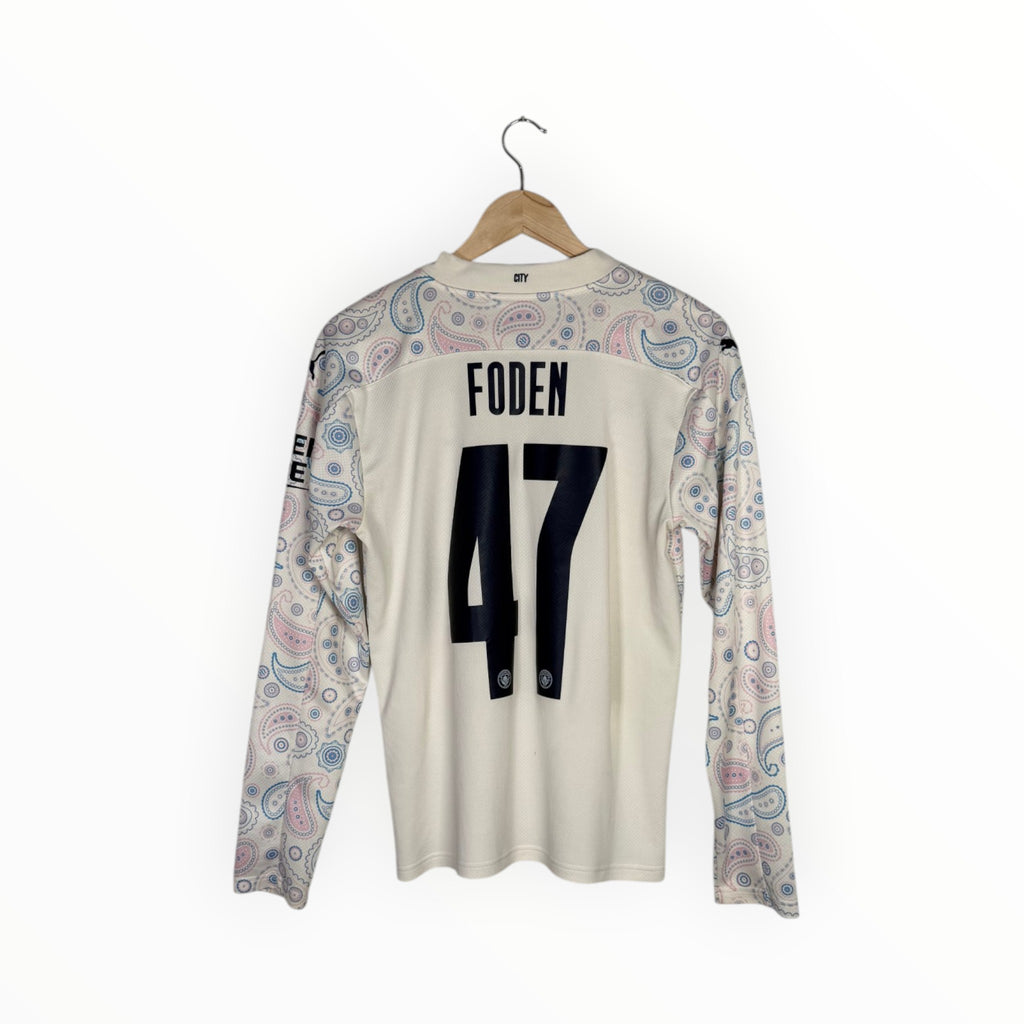 Manchester City 2020-21 Away kit L/S Foden, Size S, Very good 8/10
