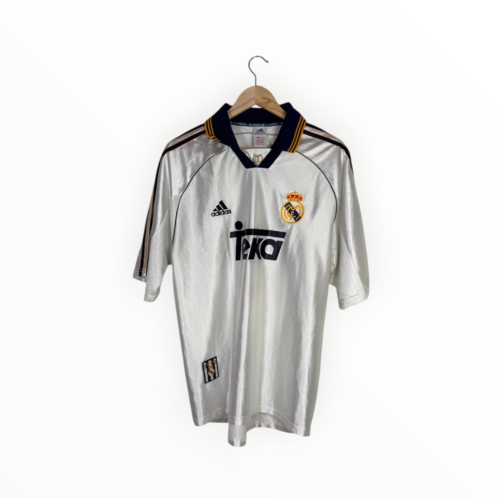 Real Madrid 1998-99 Home kit, Size L, Very good 8/10