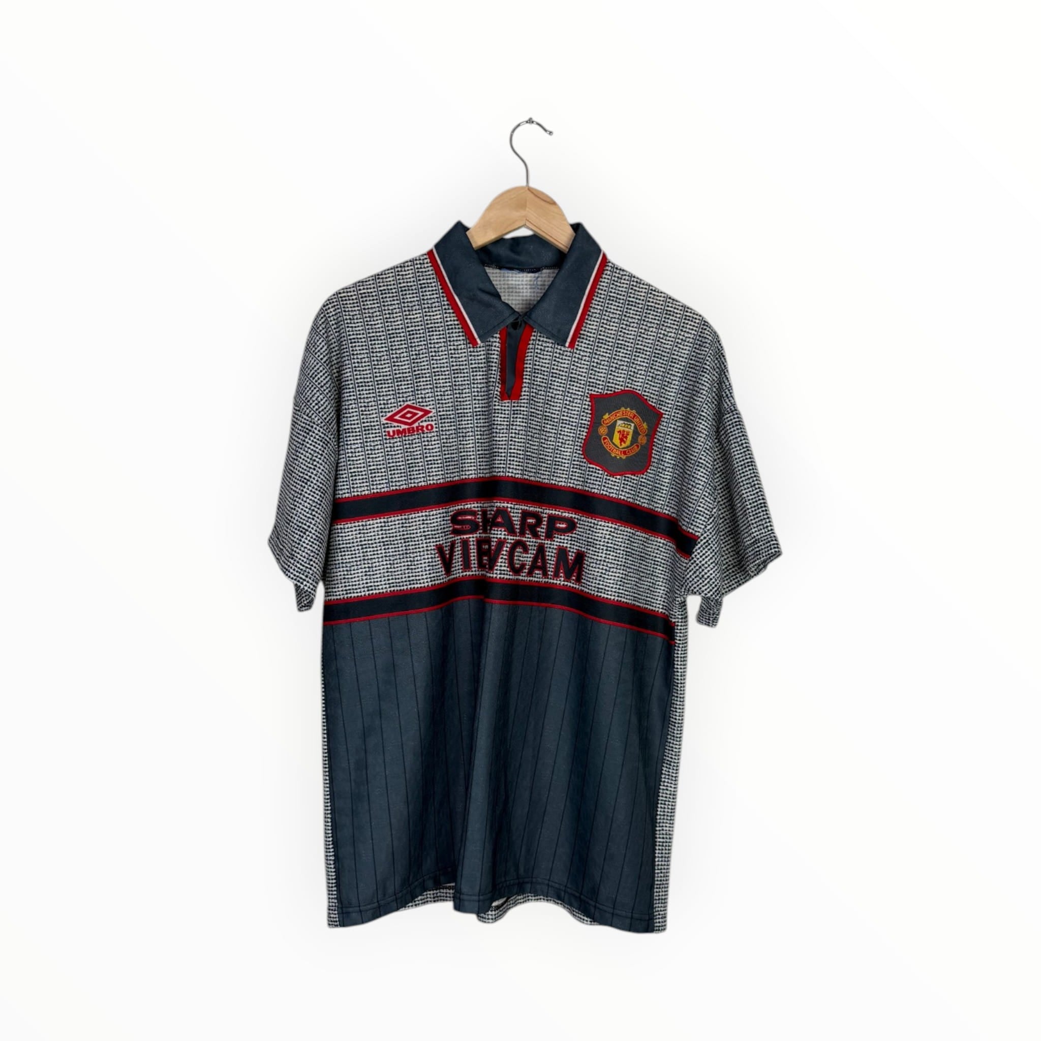 Manchester United 1994-95 Away kit, Size L, Very good 8/10