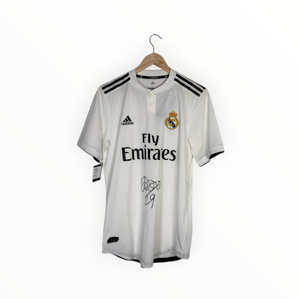 Signed Real Madrid 2018-19 Home kit Player Version, Size M, Brand new 10/10