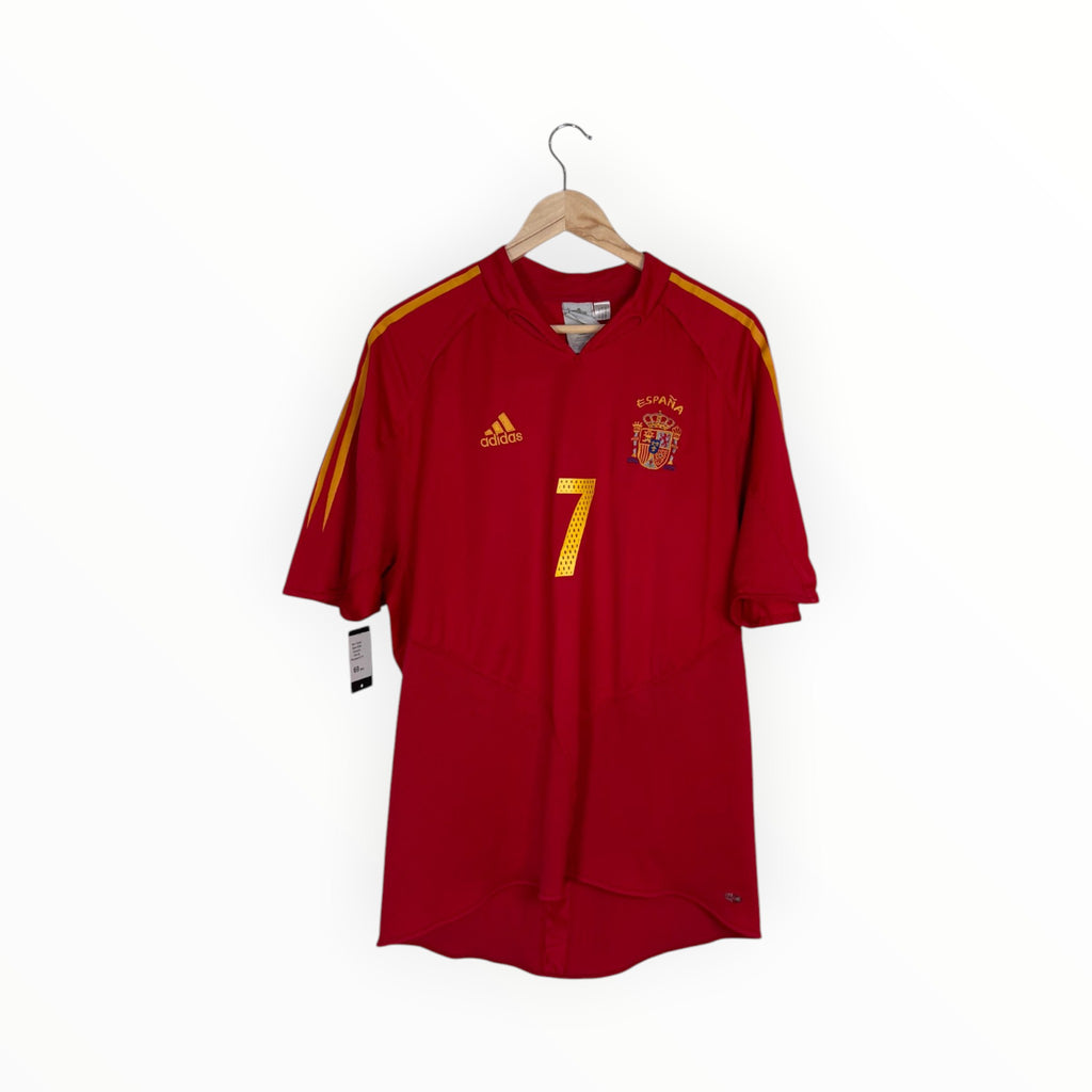 Spain 2004-05 Home kit Raul, Size XL, Very good 8/10